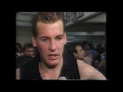 Post match interview with David Glascott - 1987 VFL Grand Final