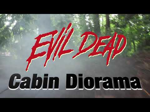 Evil Dead Cabin Diorama
