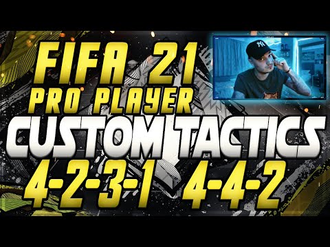 BEST FIFA 21 PRO PLAYERS CUSTOM TACTICS - FIFA 21 ULTIMATE TEAM 4231 AND 442 CUSTOM TACTICS