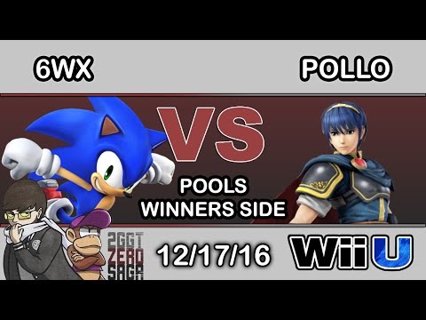 2GGT: ZeRo Saga - Circa | 6WX (Sonic) Vs. PWRUP | Pollo (Marth) Pools Winners - Smash Wii U