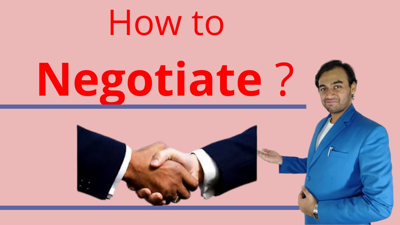 How to Negotiate | Negotiation Skills | Explained in Hindi | By-SushantTalks