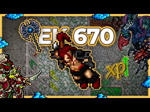 EK 670 Hunt Solo Summer Courts (No Charms) 5.3kk/h Raw + 900k Profit - Tibia Hunt [15.12]