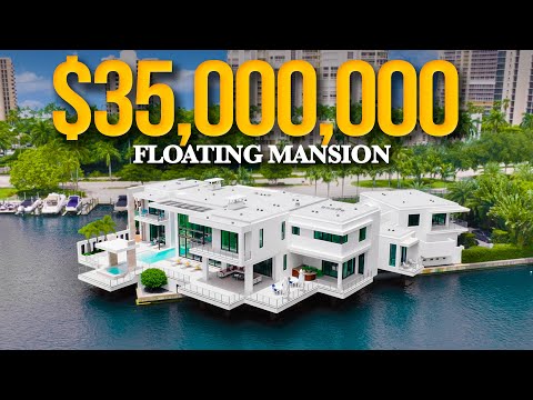 Inside a $35,000,000 FLOATING Mansion