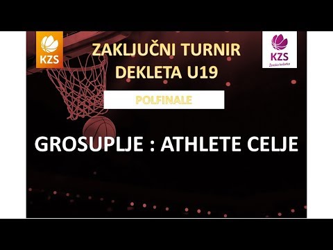 F4ŽU19 - Grosuplje : Athlete Celje - polfinale - Sezona 2016/17