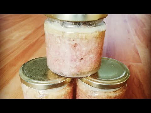 Mettwurst Im Glas !!!  ( Einkochen )