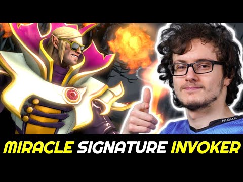 MIRACLE Signature Mid Invoker with Scepter + Aghanim's Shard