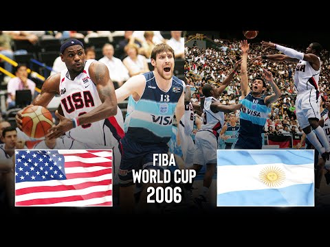 USA 🇺🇸 vs Argentina 🇦🇷 | Bronze Medal Game | Classic Full Games - FIBA Basketball World Cup 2006