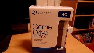 PS4 - Seagate Game Drive (4TB) Unboxing und Anschluss