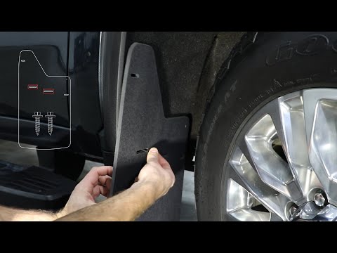 2020-ON Chevy/GMC 2500/3500 - Front Splash Guard Mud Flap Install Video