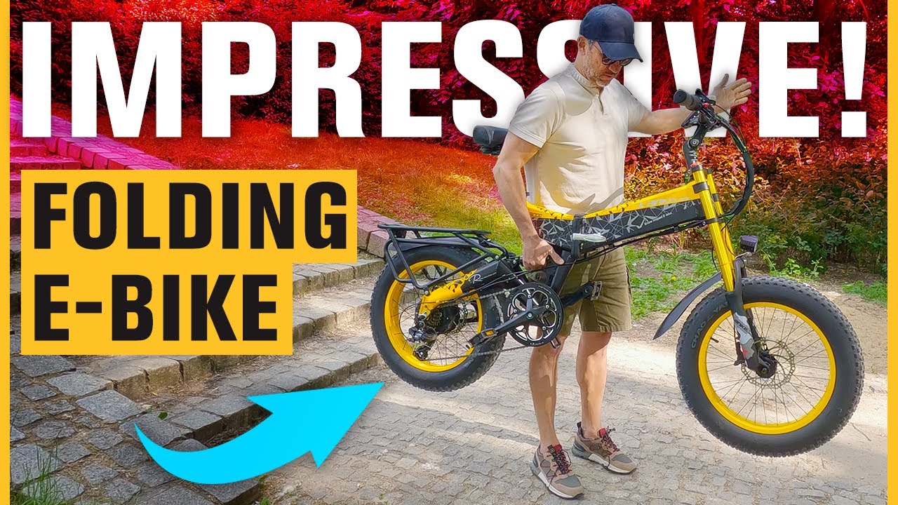 Ten składany rower elektryczny został zaprojektowany do przygód w terenie.