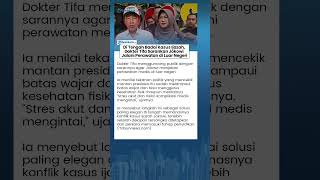 Di Tengah Badai Kasus Ijazah Palsu, Dokter Tifa Sarankan Jokowi Jalani Perawatan di Luar Negeri