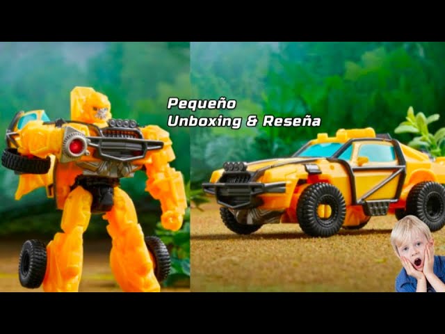 Vídeo relacionado con Hasbro Transformers: Rise of The Beasts - Bumblebee Clase de Lujo - Figura de acción de 12,5 cm - A Partir de 6 años