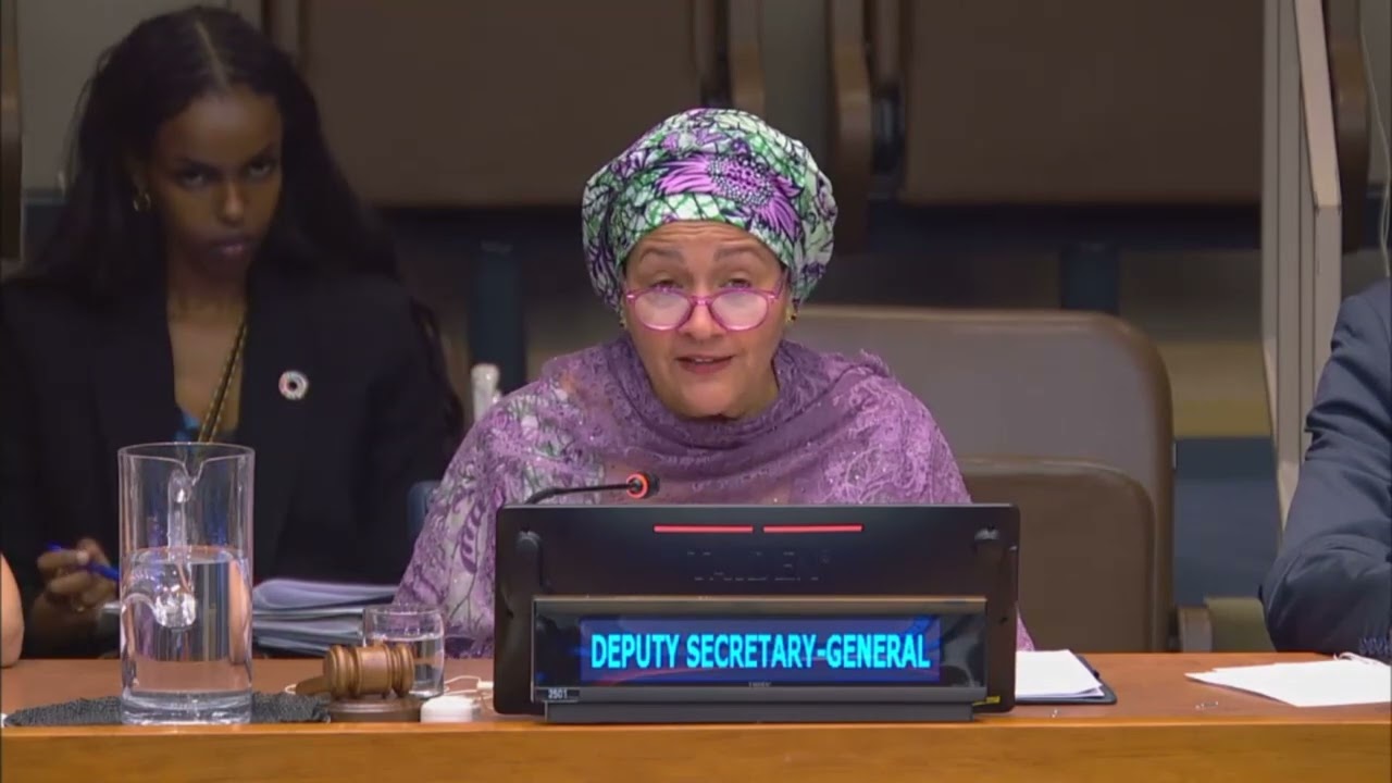 Keynote Address by Amina Mohammed, UN Deputy Secretary-General at the High-Level Policy Dialogue
