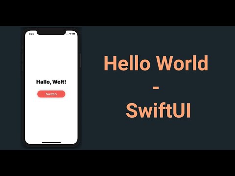 Erstelle deine erste SwiftUI App - Xcode 11 | Swift 5 | iOS 13 - Deutsch