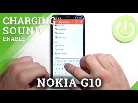 How to Change Battery Sound on NOKIA G10 using Battery Sound Notification App