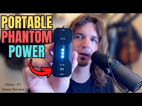 Compact/Battery-Powered PHANTOM POWER SUPPLY - XVive P1 Demo/Overview