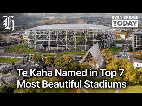 Thumbnail for 'It's fantastic!': One NZ Te Kaha Stadium among top 7 most beautiful stadiums | Ryan Bridge TODAY
