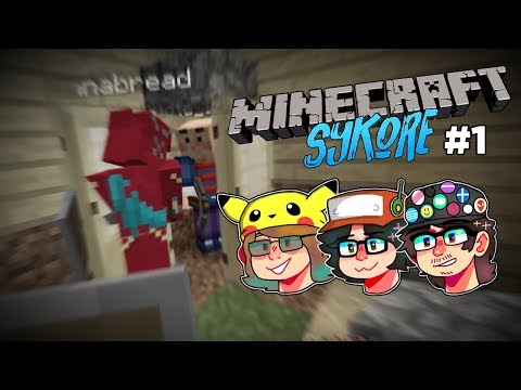 Minecraft SyKore - Episode 01 (Ft. Quote Izkewl, Cinnabread + MongolianDethWrm)