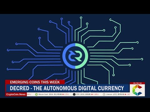 Emerging Coins This Week: Decred - The Autonomous Digital Currency