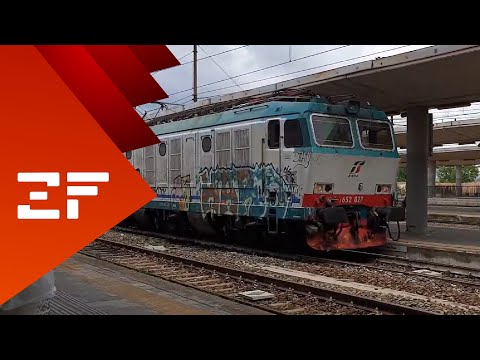 E652 "Tigre" in movimento a Torino Lingotto