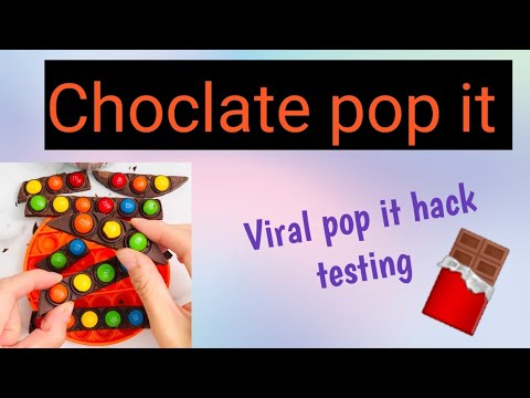 Choclate pop it🍫 | kanishka kids play