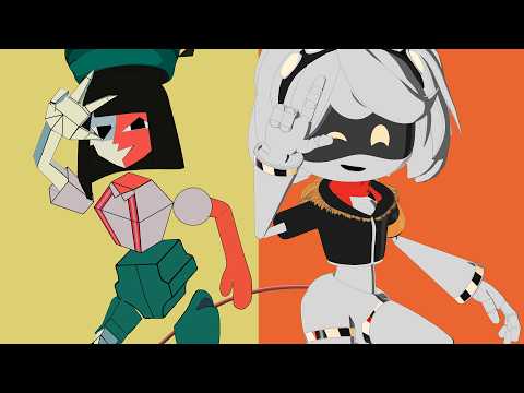 Murder Drones Crossover: "I Think I'm Normal" (Short Blender Animation)