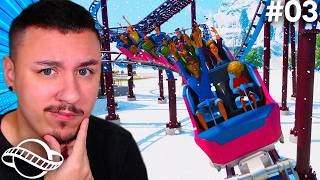 🎡 TEMOS NOSSA PRIMEIRA MONTANHA-RUSSA | Planet Coaster #03