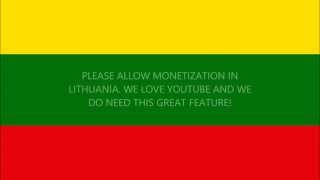 Video Monetization in Lithuania (Message for YouTube)