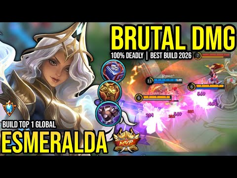 ESMERALDA BEST BUILD 2026 | BUILD TOP 1 GLOBAL ESMERALDA GAMEPLAY | MOBILE LEGENDS✓
