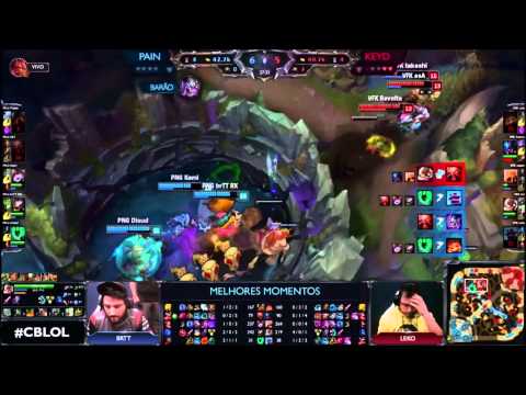 Melhores momentos Keyd x paiN 1ºJogo - CBLoL2015 Semifinais