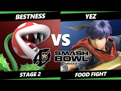 Smash Bowl MMXI Food Fight SSBU - BestNess (Piranha Plant) Vs. Yez (Ike) Smash Ultimate Stage 2