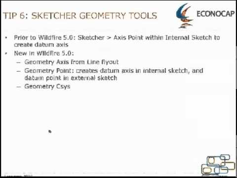 Tips & Tricks med  Pro/Engineer Wildfire 5.0