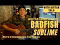 Sublime Badfish Acoustic Guitar FULL Song Lesson with Guitar Solo