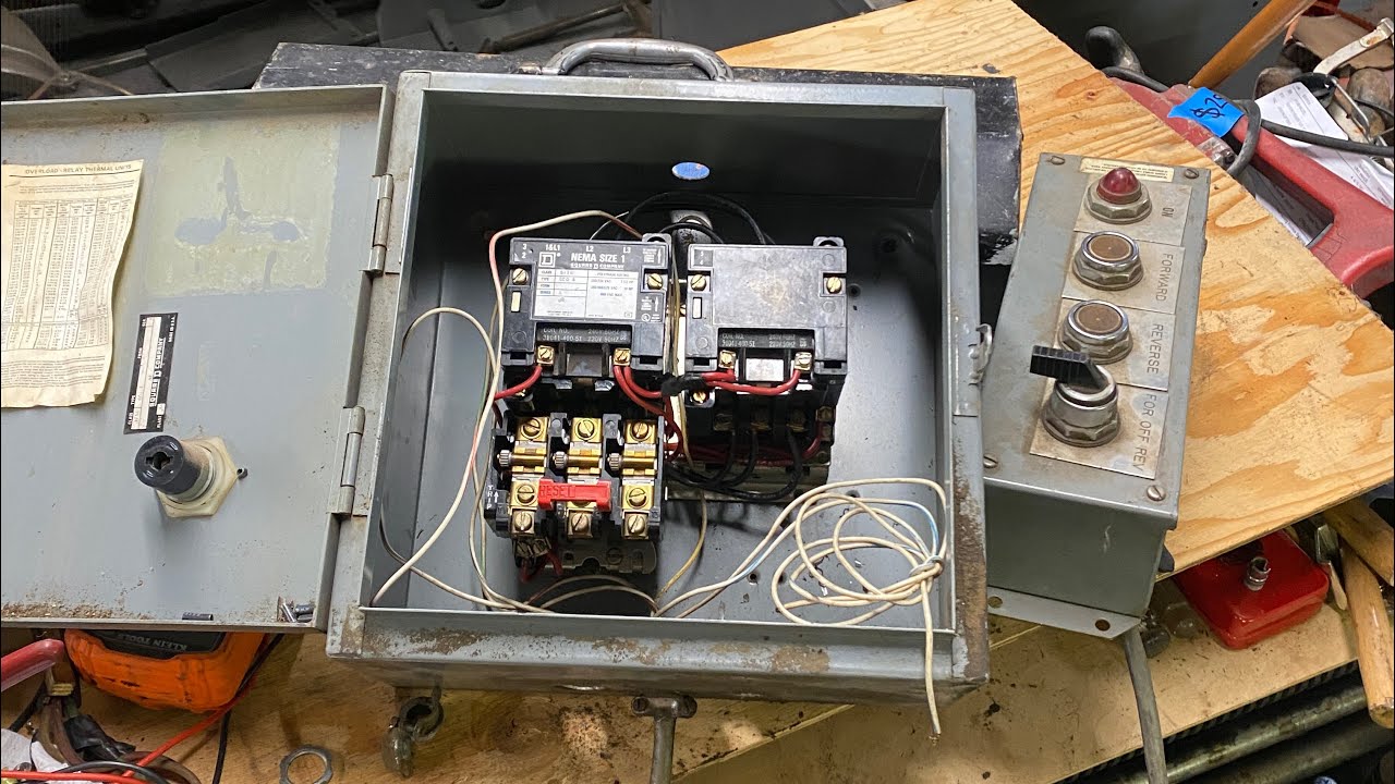Making a electrical  control setup for the hypromac lathe