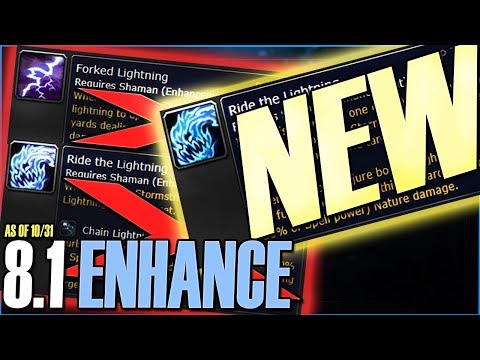🤕8.1 Enhance Changes! NEW Combined PvP Talent - Enhance Shaman PvP [BFA WoW]