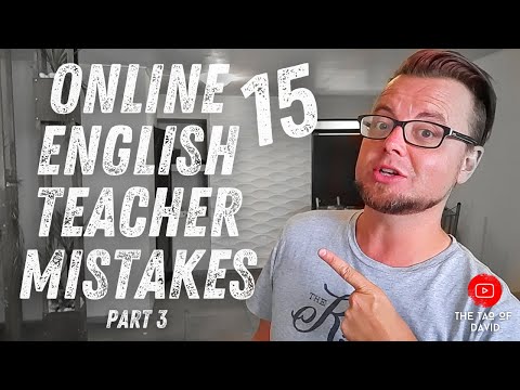 TEACHING English ONLINE to Adults MISTAKES! | Part 3 | How TO TEACH ONLINE with ITALKI
