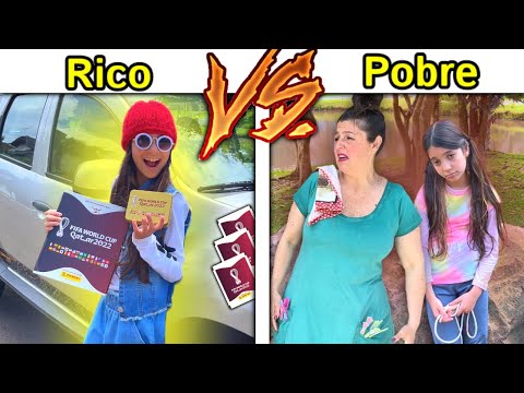RICO VS POBRE ÁLBUM DA COPA - Parte 1 - Ela é METIDA !!