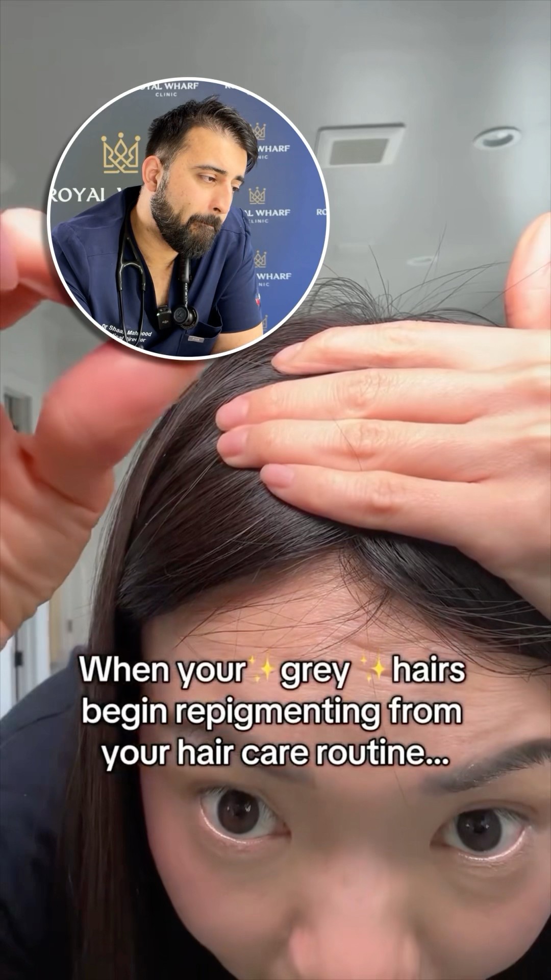 Reverse grey hair