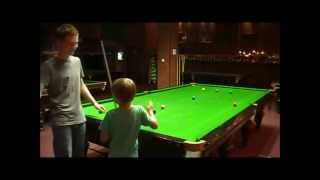 Antoś Kowalski - 97 break from line-up. An amazing 8 year old kid from Poland