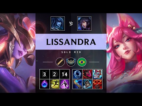 Lissandra Mid vs Ahri - BR Challenger Patch 25.13