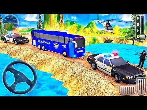 US Police Bus Airplane Transport Offroad Transport Prisoner Simulator - Best app GamePlay