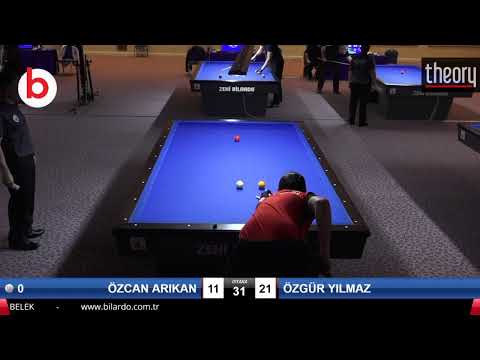 ÖZCAN ARIKAN & ÖZGÜR YILMAZ Bilardo Maçı - 2020 TK 1.ETAP ANTALYA-5.ÖN ELEME