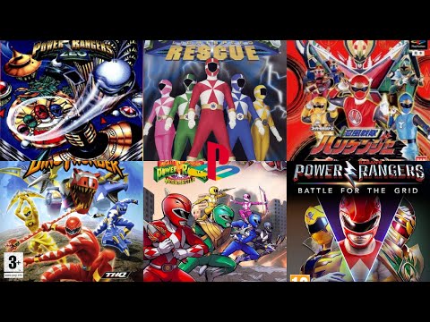 Power Rangers PlayStation Evolution PS1-PS4