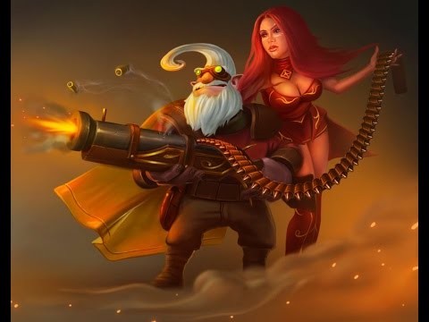 Dota 2 Sniper VS Lina