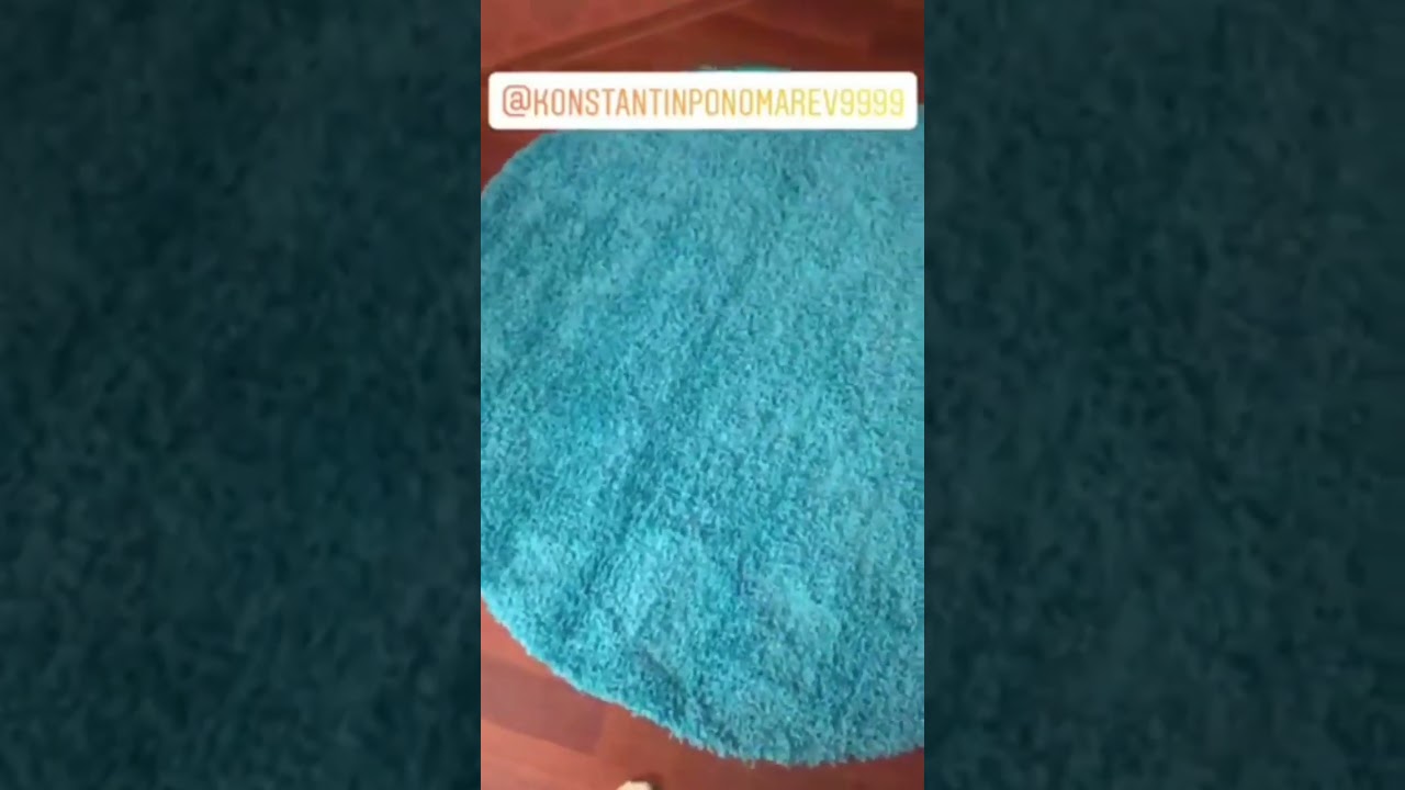 Килим SHAGGY LOCA BLUE круг