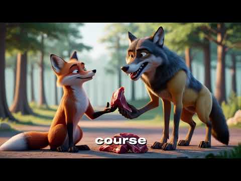 The Wolf and the Fox: A Tale of Greed and Wisdom"