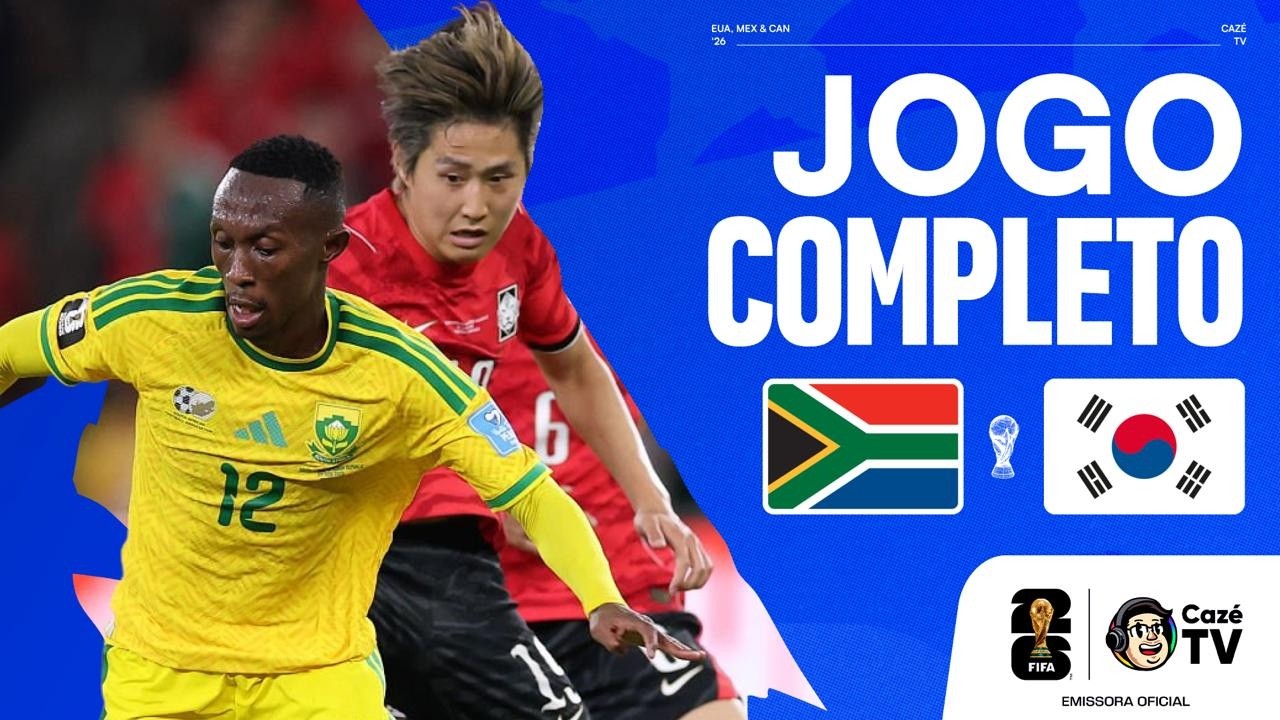 JOGO COMPLETO: ÁFRICA DO SUL X COREIA DO SUL | COPA DO MUNDO FIFA™ 2026 | 3ª RODADA | FASE DE GRUPOS