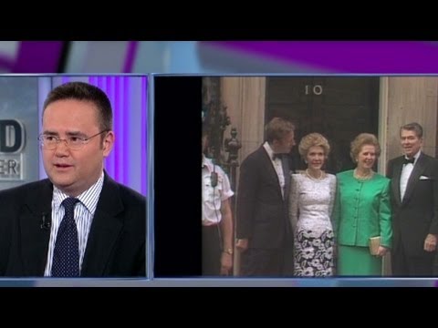 Margaret Thatcher concerned about "U.S. decline"