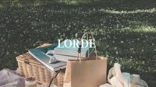 LORDE - Hard Feelings (Lyric Video)