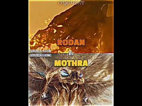 Mothra vs Rodan #godzillaxkong #godzillakotm #vsedit #vsbattle #wis #wisedit #mothra #rodan #debate